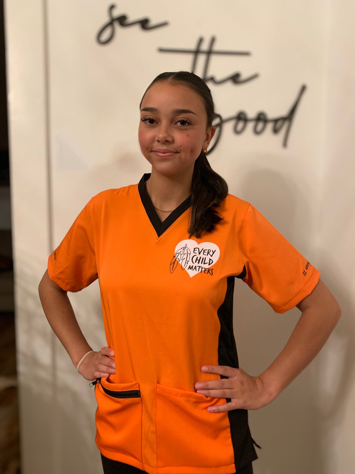 Every Child Matters Scrub Top #everychildmatters