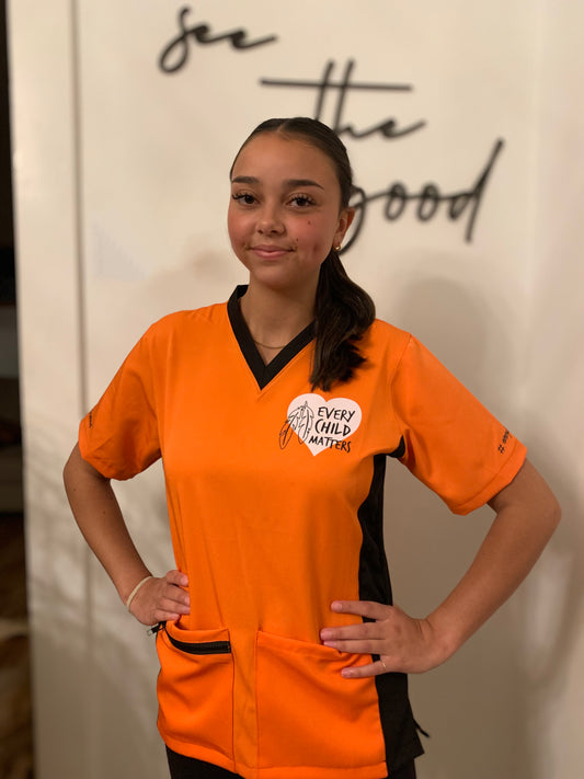 Every Child Matters Scrub Top #everychildmatters
